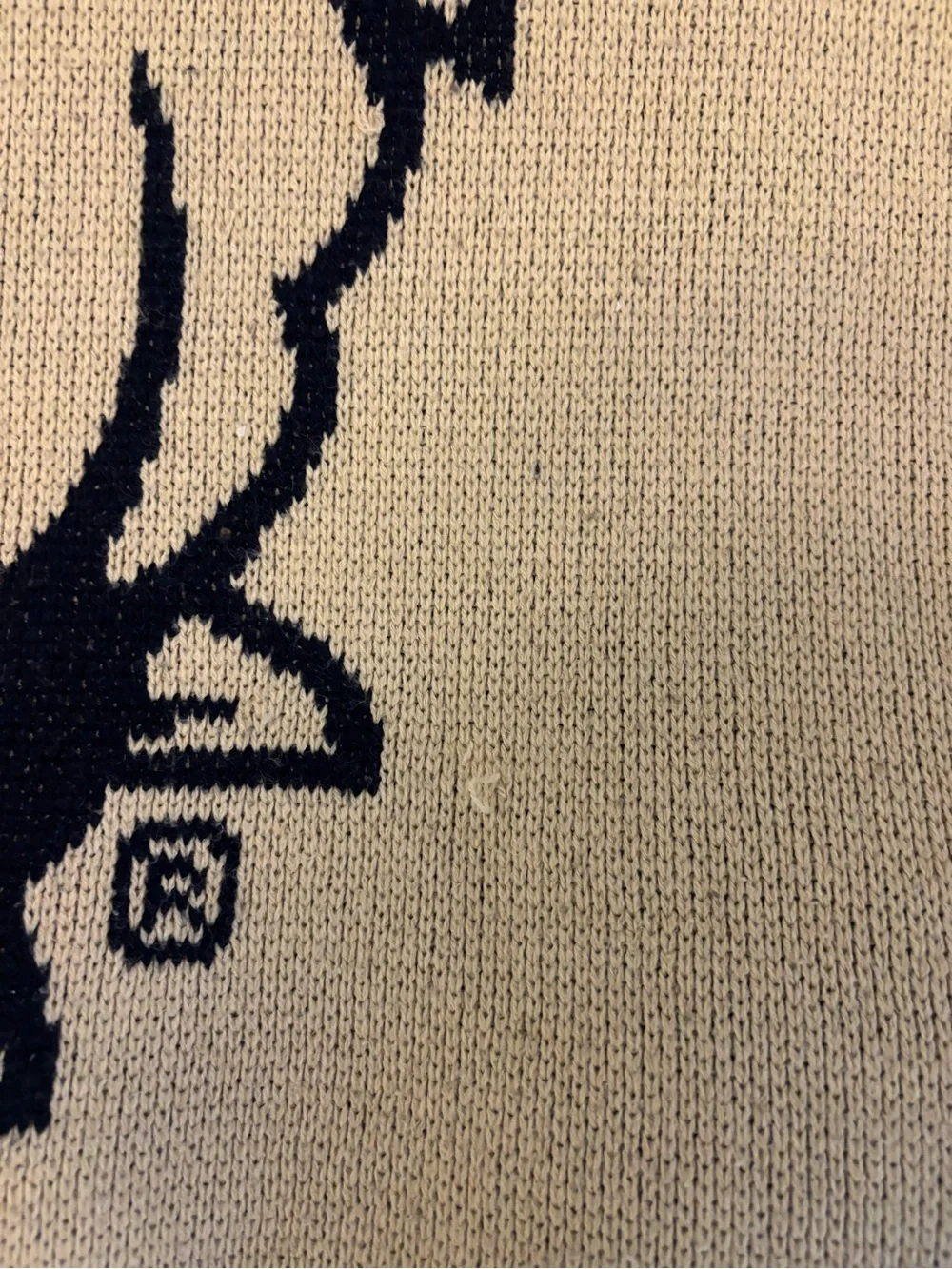 Georgetown Bulldog Logo Throw Blanket in Tan and Black